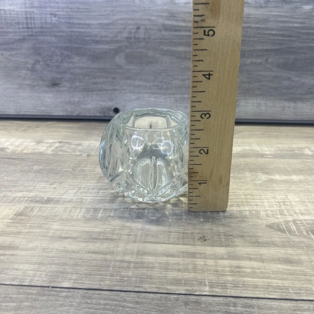 Vintage Homco Votive Candle Holder Made in USA Glass